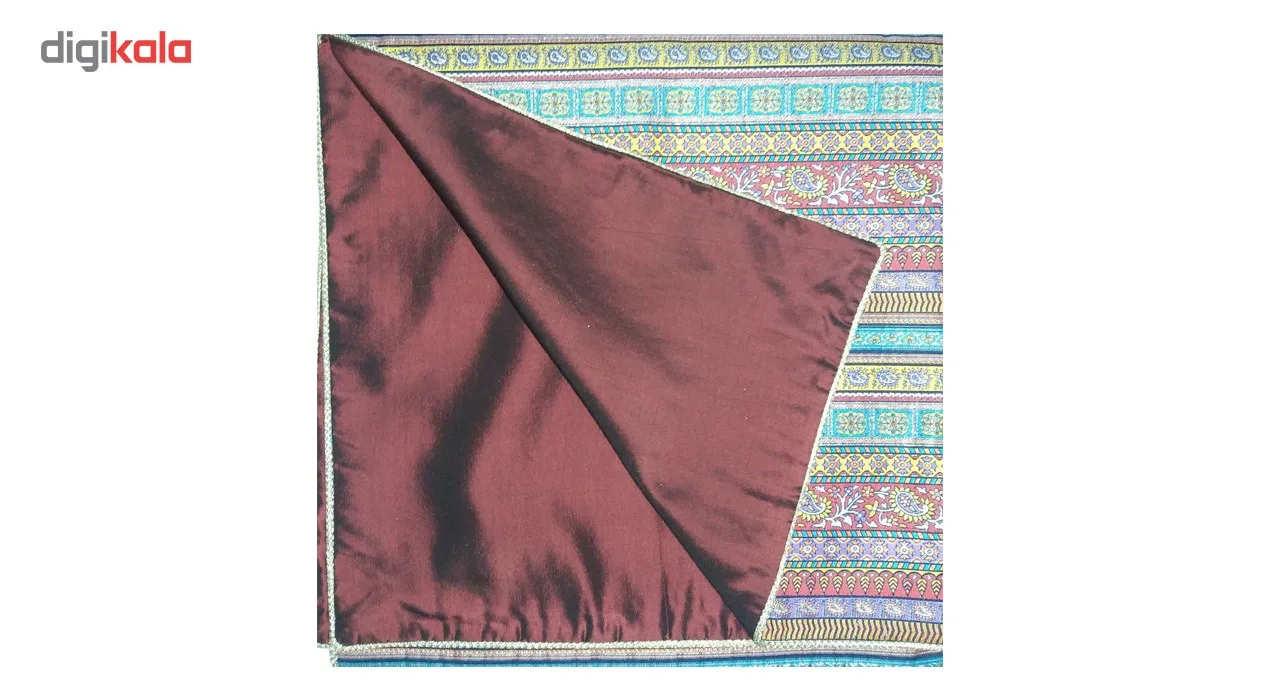 رومیزی ترمه ابریشمی کد 2011 سایز 100 × 100 سانتی متر