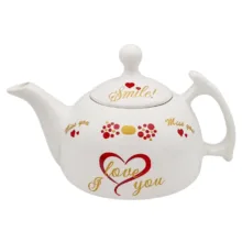 ست قوری و وارمر مدل شقایق کد 2415 گنجایش 600 میلی لیتر