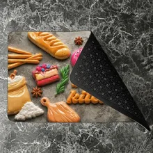 پادری مدل آشپزخانه رویه مخمل طرح ترک کد 2609 مناسب برای فضای داخلی مجموعه دو عددی