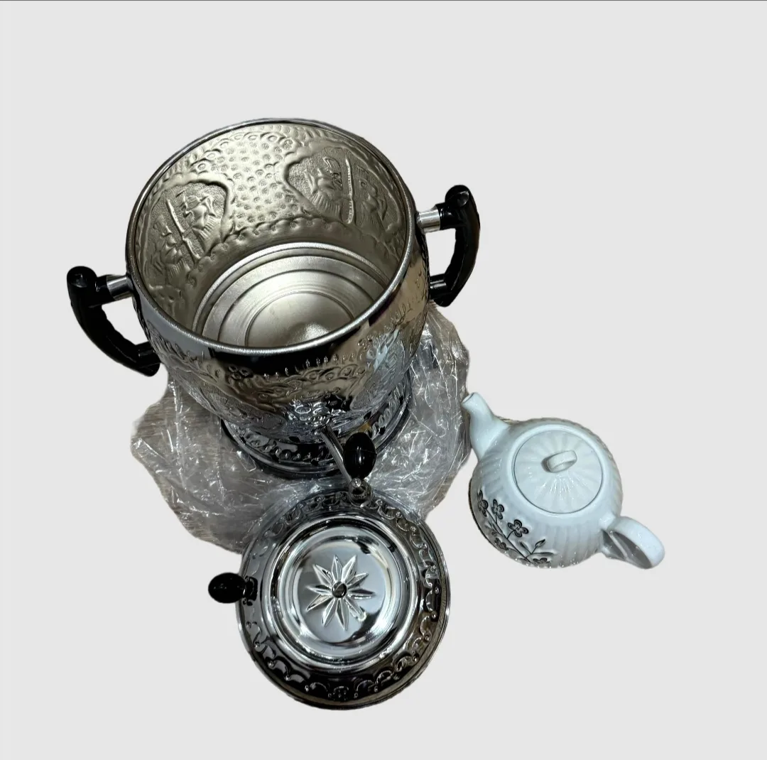 سماور گازی مدل سه کاره گنجایش 6 لیتر