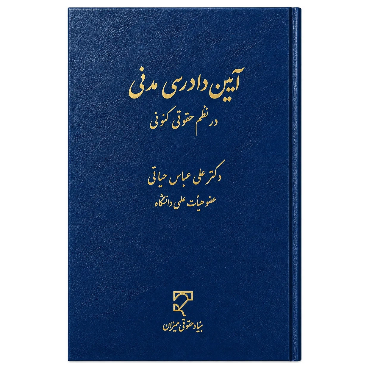 کتاب آیین دادرسی مدنی در نظم حقوقی کنونی اثر دکتر علی عباس حیاتی انتشارات میزان