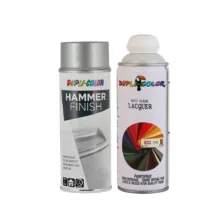 اسپری افکت چکشی نقره ای و کیلر مات دوپلی کالر مدل d2 حجم 400 میلی لیتر مجموعه 2 عددی