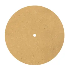 اسلایس چوبی مدل بیس رنگ نقاشی و رزین ساعت دیواری Circle50 کد BS16
