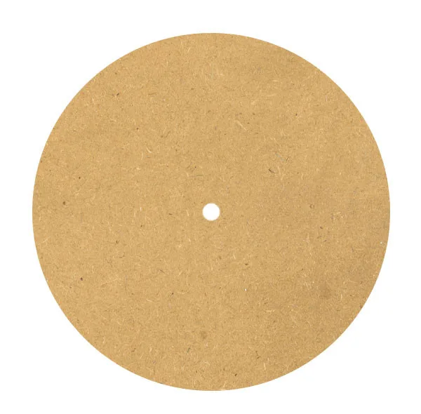 اسلایس چوبی مدل بیس رنگ نقاشی و رزین ساعت دیواری Circle50 کد BS16