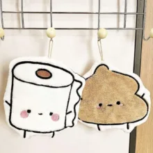دستمال آشپزخانه پنبه‌ای مدل shitty بسته 2 عددی