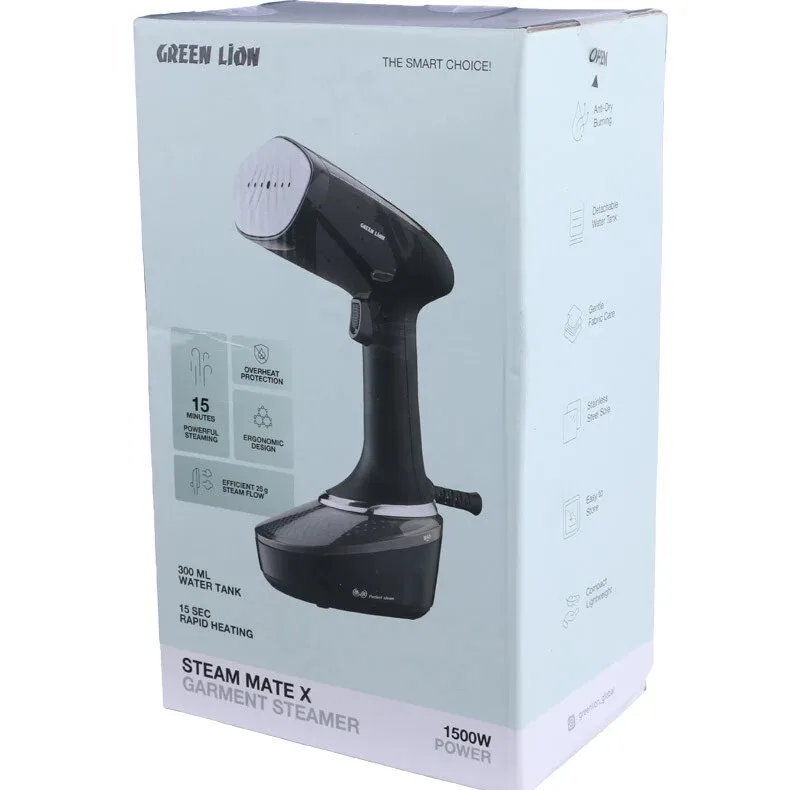 اتو بخار 1500 وات گرین لاین مدل STEAM MATE X GNGS1500WBK