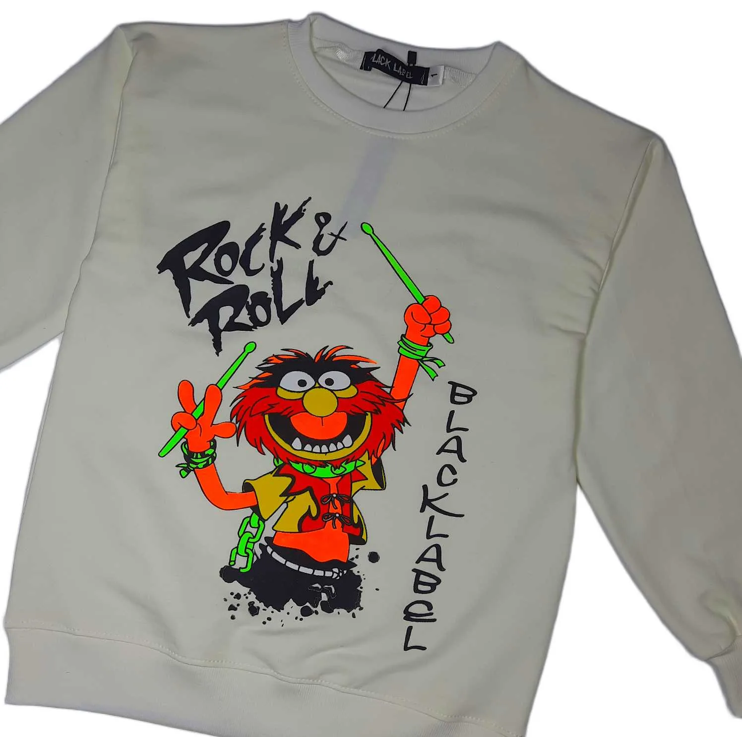 سویشرت بچگانه مدل وروجک طرح rock & roll