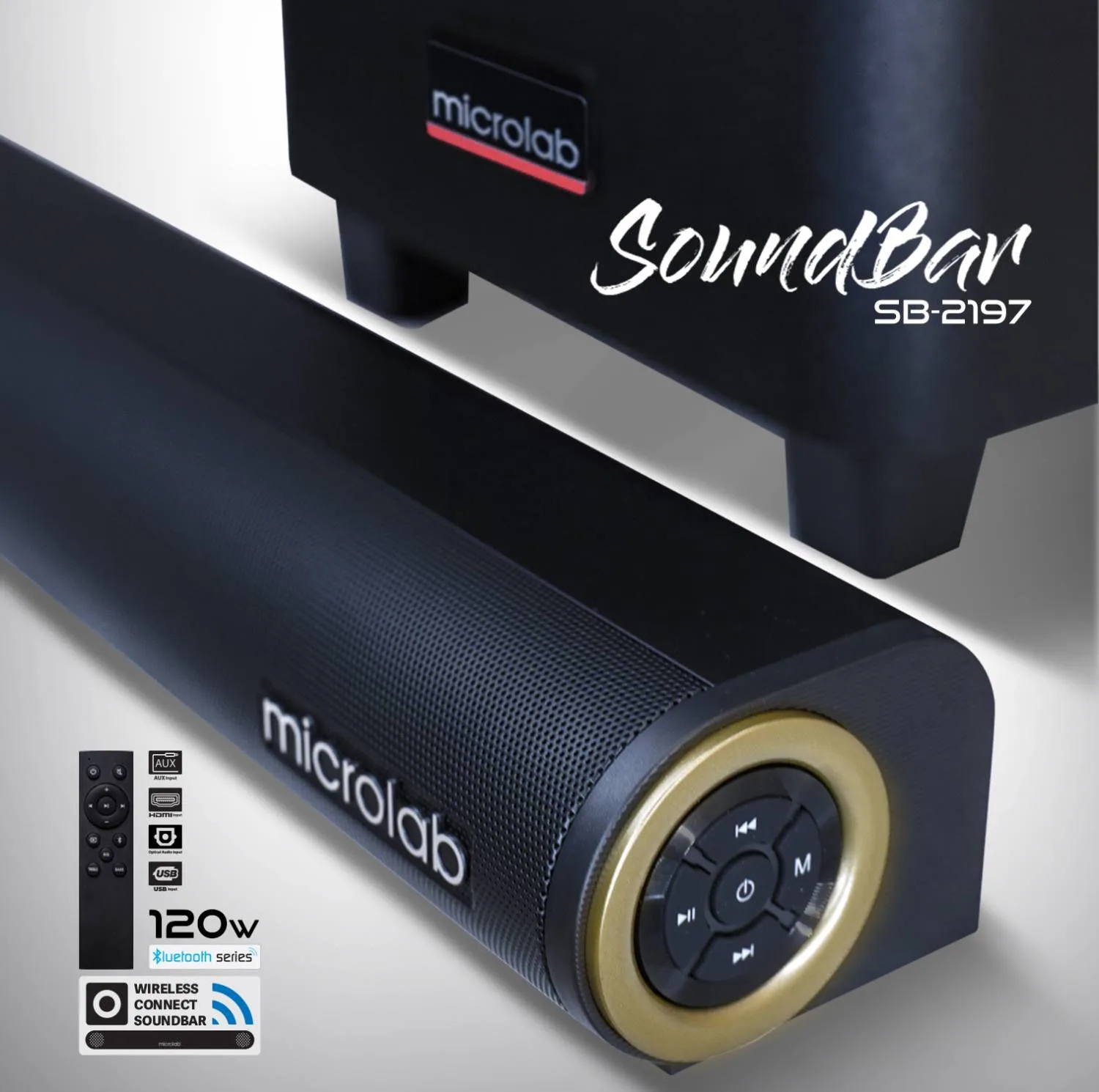 ساندبار بیسیم میکرولب مدل BT-S2197