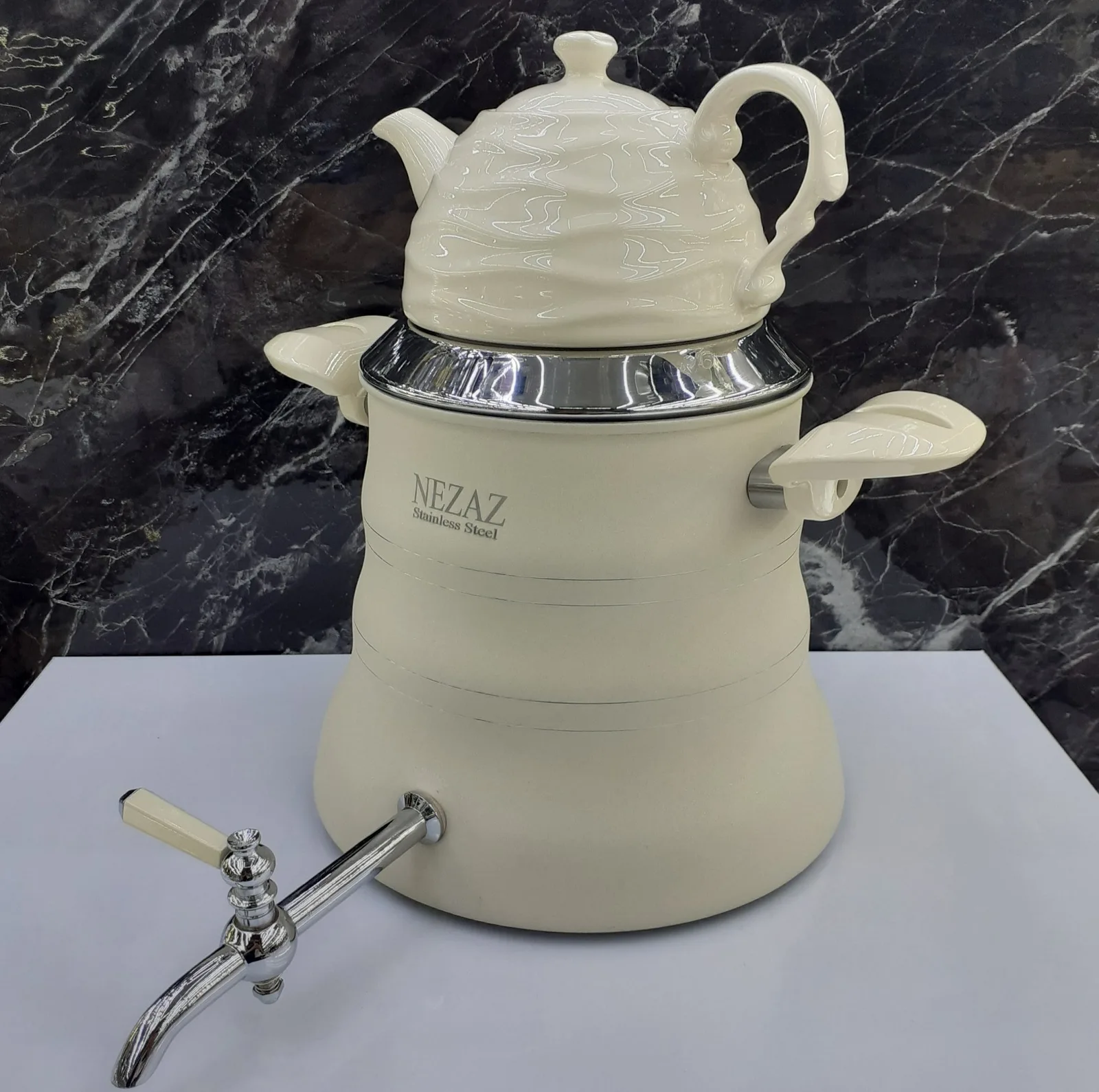 ست کتری و قوری نزاز کد 3027