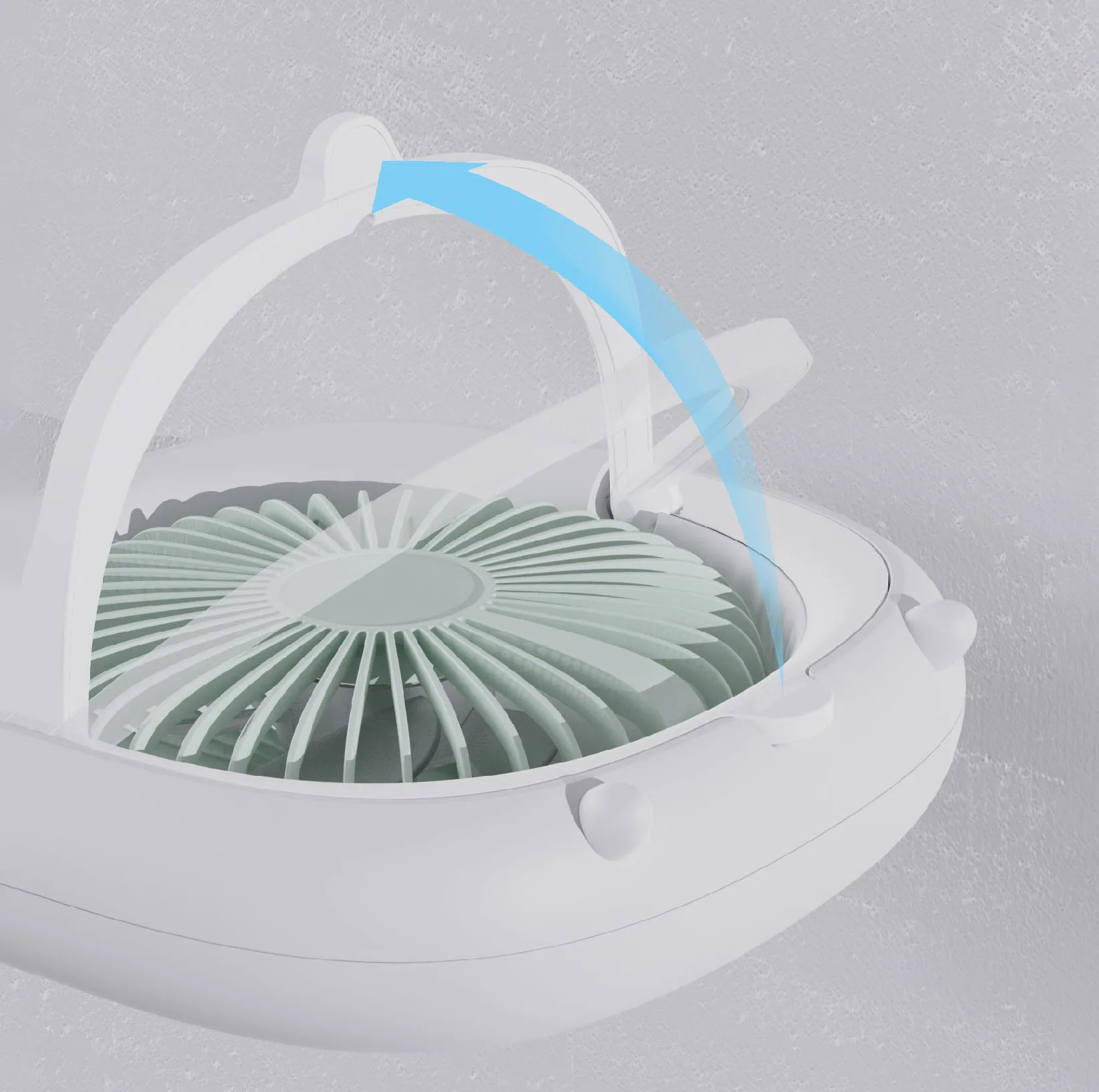 فن رومیزی مدل Multi Functional Fan ظرفیت 4000 میلیآمپر ساعت