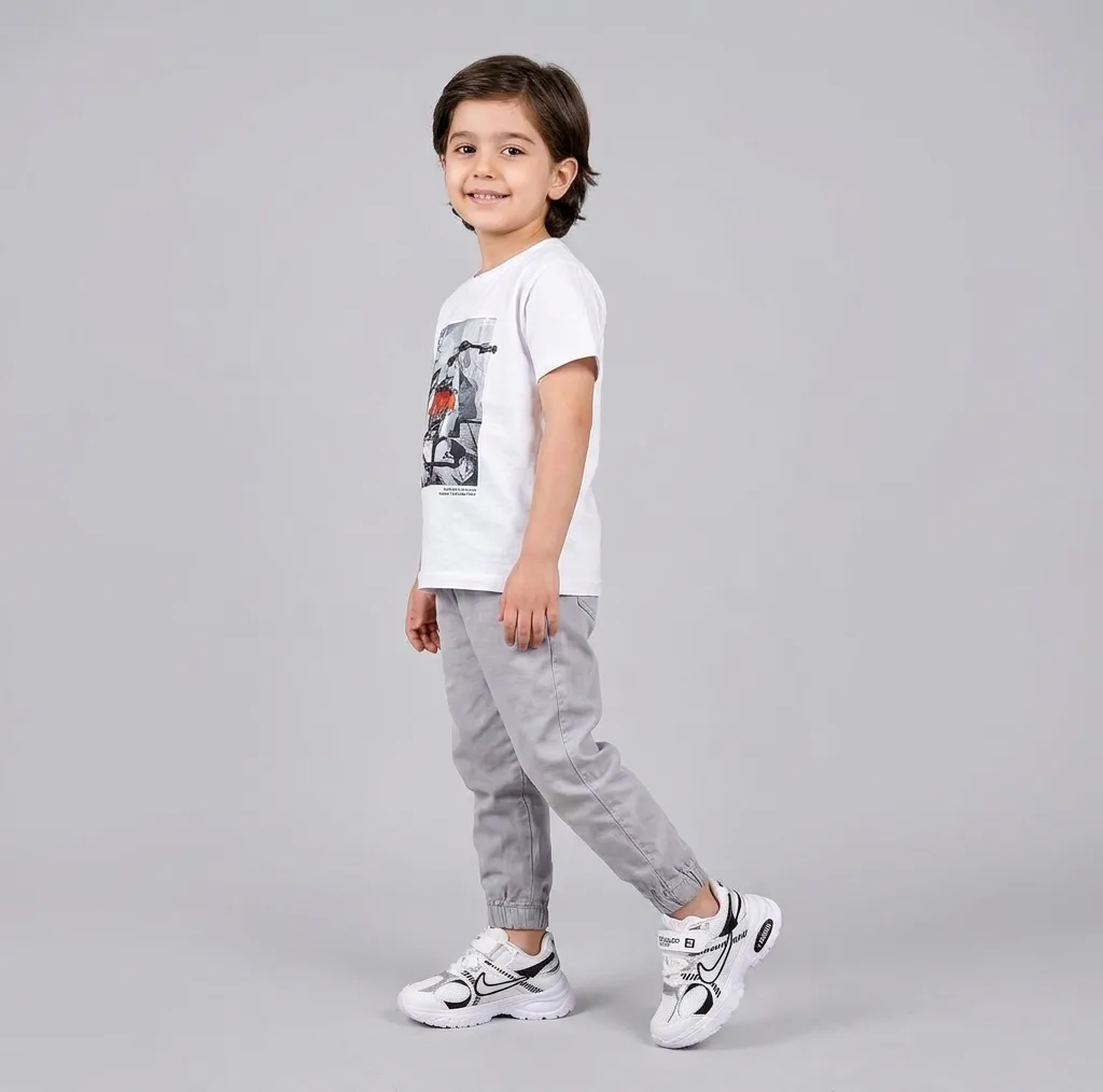 کفش پیادهروی بچگانه مدل چسبی
