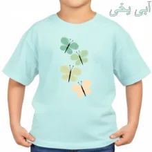 تی‌شرت آستین کوتاه بچگانه مدل پروانه کد p1
