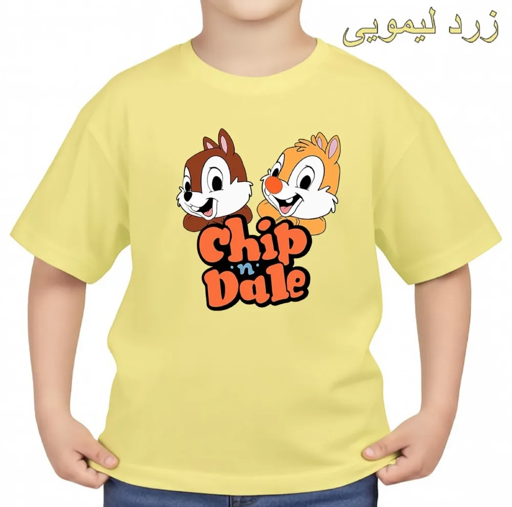 تی‌شرت آستین کوتاه بچگانه مدل سنجاب کد v3