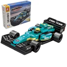 ساختنی 73 تکه ناب سل مدل سیمبوبلاک طرح ماشین مسابقه‌ای فرمول یک کد 73PCS COOLTEAM SEMBO BLOCK NO.714352