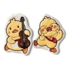 دستمال نظافت آشپزخانه پنبه‌ای مدل Chicky بسته 2 عددی
