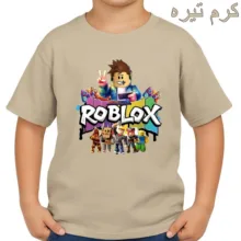 تی‌شرت آستین کوتاه بچگانه مدل روبلاکس کد p5