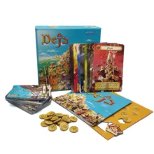 بازی فکری هوپا دژ مدل Citadels، بردگیم کارتی استراتژی، مناسب 2 تا 7 نفر، تقویت مهارتهای ارتباطی، ذهنخوانی، تصمیمگیری و ریسکپذیری، مدت زمان کمتر از یک ساعت، کارتهای مقوایی و اقلام کامل بازی