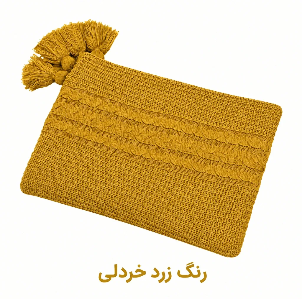 شال مبل و تخت هنرمند مدل گیس بافت کد 89-96 سایز 200×150 سانتیمتر