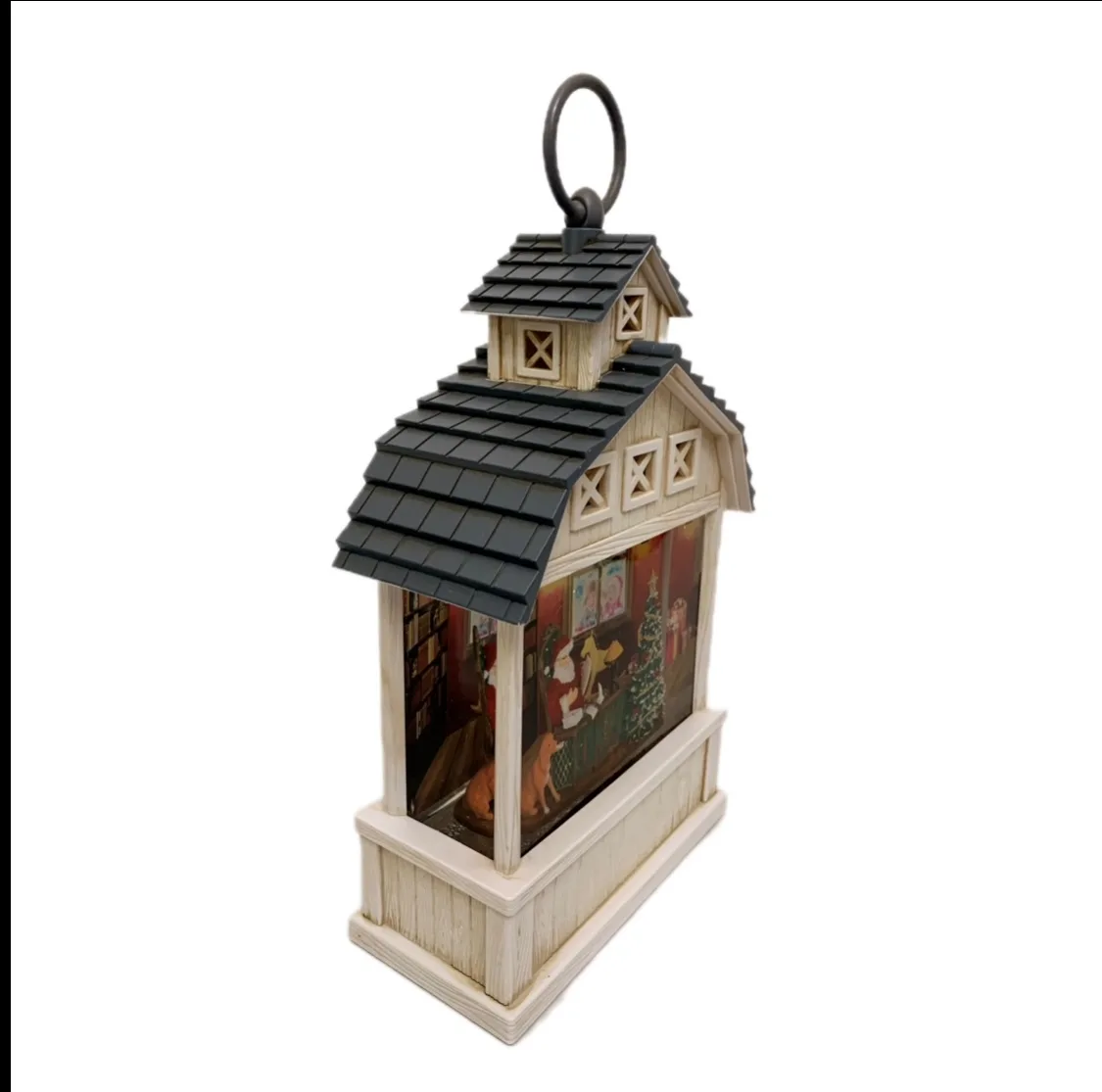 گوی موزیکال مدل پمپی کریسمسی طرح بابانوئل کد WDL-24010B
