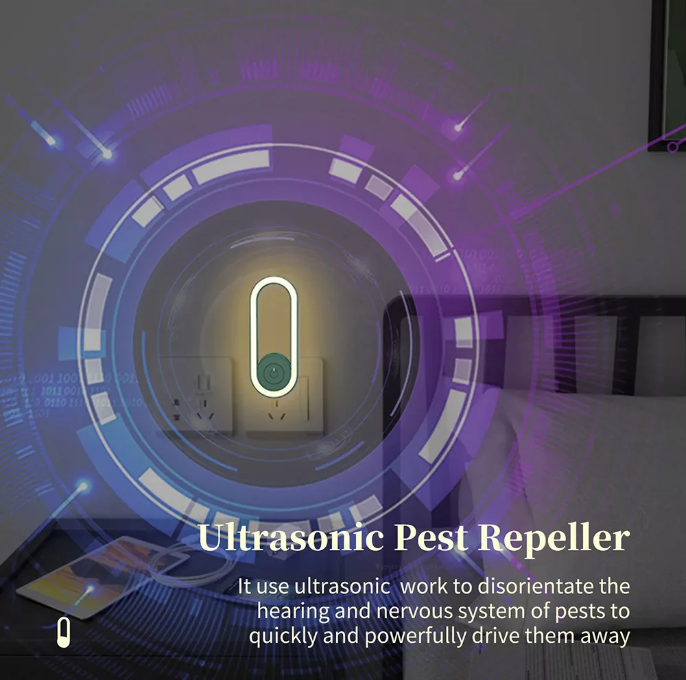 دستگاه دور کننده پشه مدل Ultrasonic Night Light