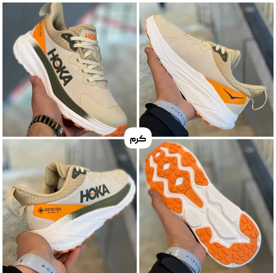 کفش پیاده روی مردانه هوکا مدل challenger goretex