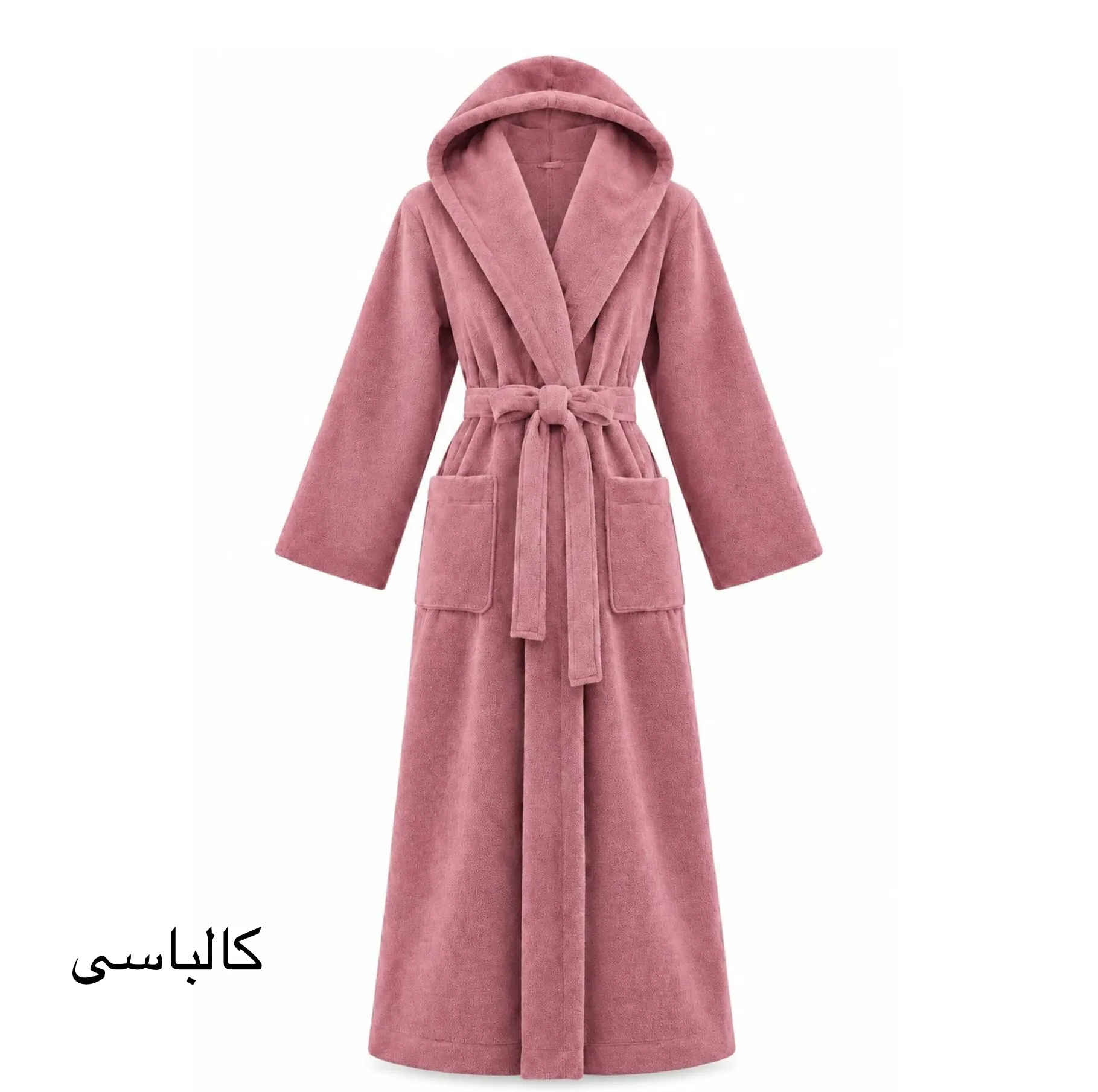 حوله پالتویی هنرمند مدل Classic Plain سایز ۱۲۵ مناسب برای قد ۱۶۰ الی ۱۸۰ سانتی متر