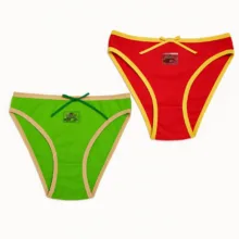 شورت اسلیپ دخترانه مدل تکنور 2 مجموعه 2 عددی
