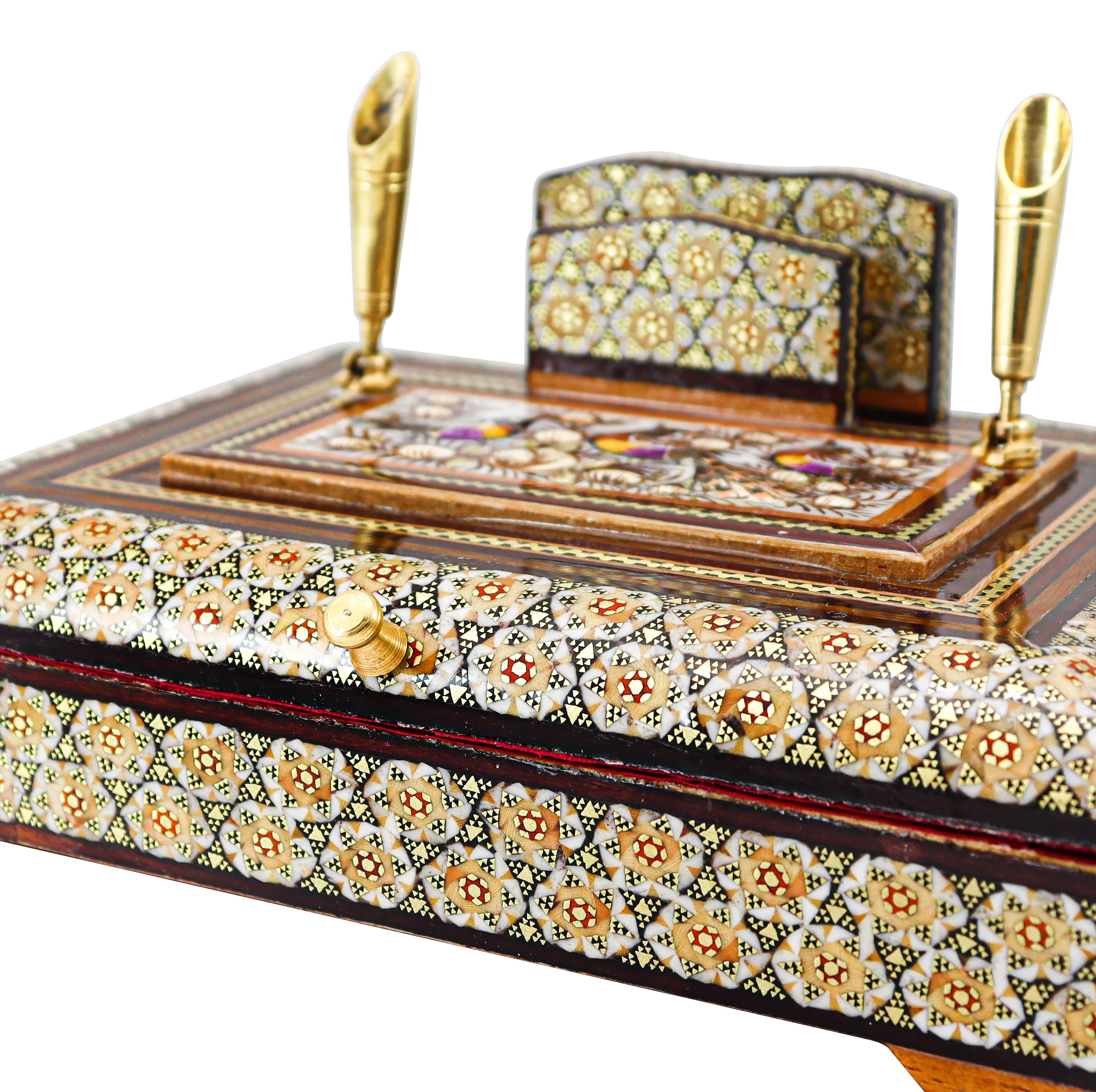 قلمدان خاتم کاری مدل دانشجویی کد Br20p15-2f2