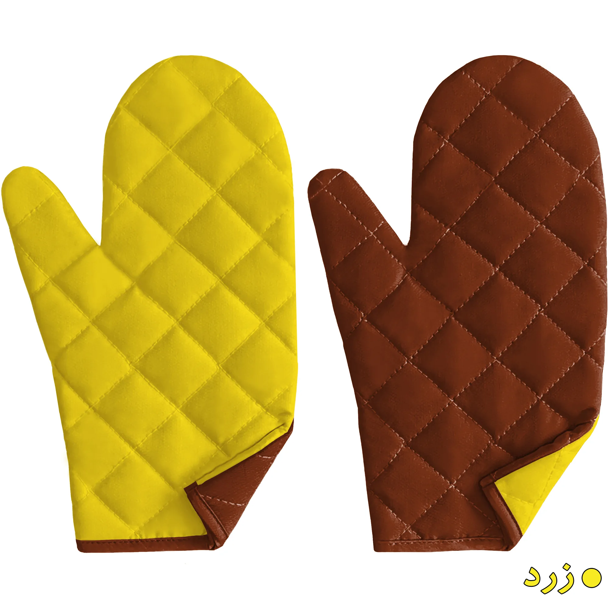دستکش فر راولا کد N109 مجموعه 2 عددی