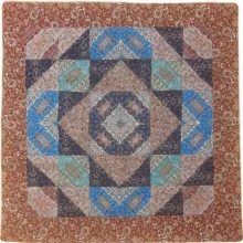 رومیزی ترمه طرح چهل تکه کد TRM141