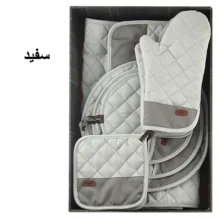 ست لوازم پارچه ای آشپزخانه 12 پارچه دبلیو اس مدل سرآشپز