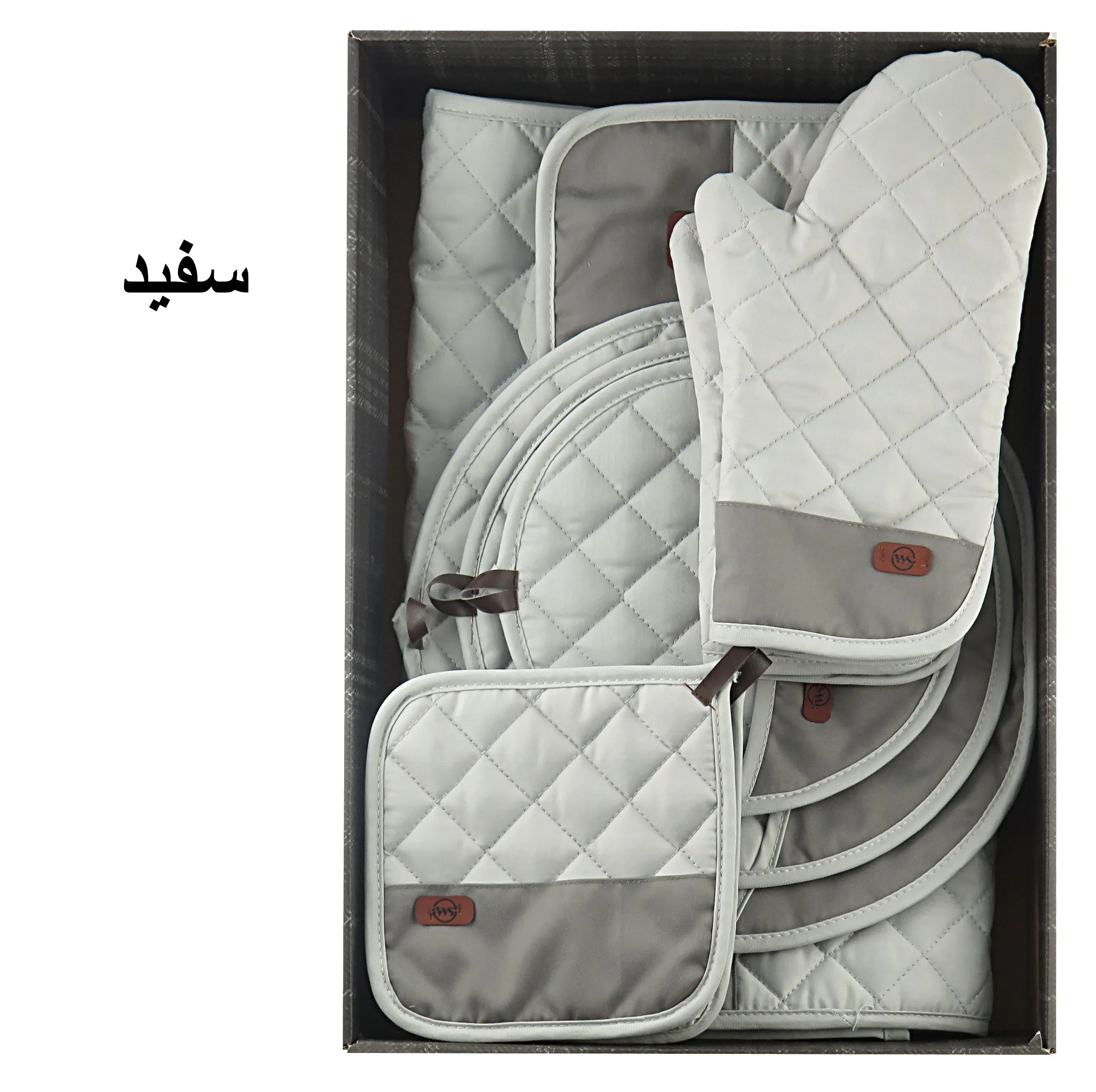ست لوازم پارچه ای آشپزخانه 12 پارچه دبلیو اس مدل سرآشپز