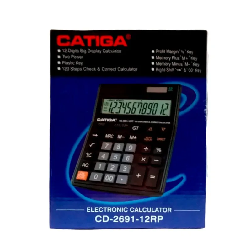 ماشین حساب کاتیگامدل CD-2691-12RP
