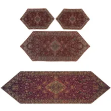 ست 4 تکه رومیزی ترمه کد RA48SET30