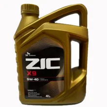 روغن موتور خودرو بنزینی زیک مدل X9 5W-40 SP حجم 4 لیتر