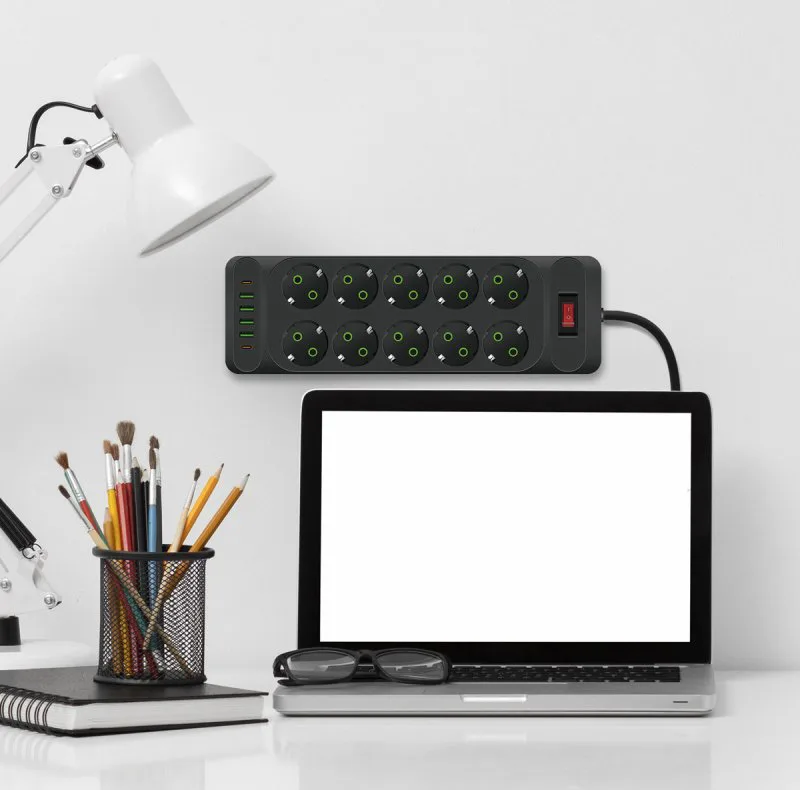 چندراهی برق پاورسوکت مدل F35U-Type-C