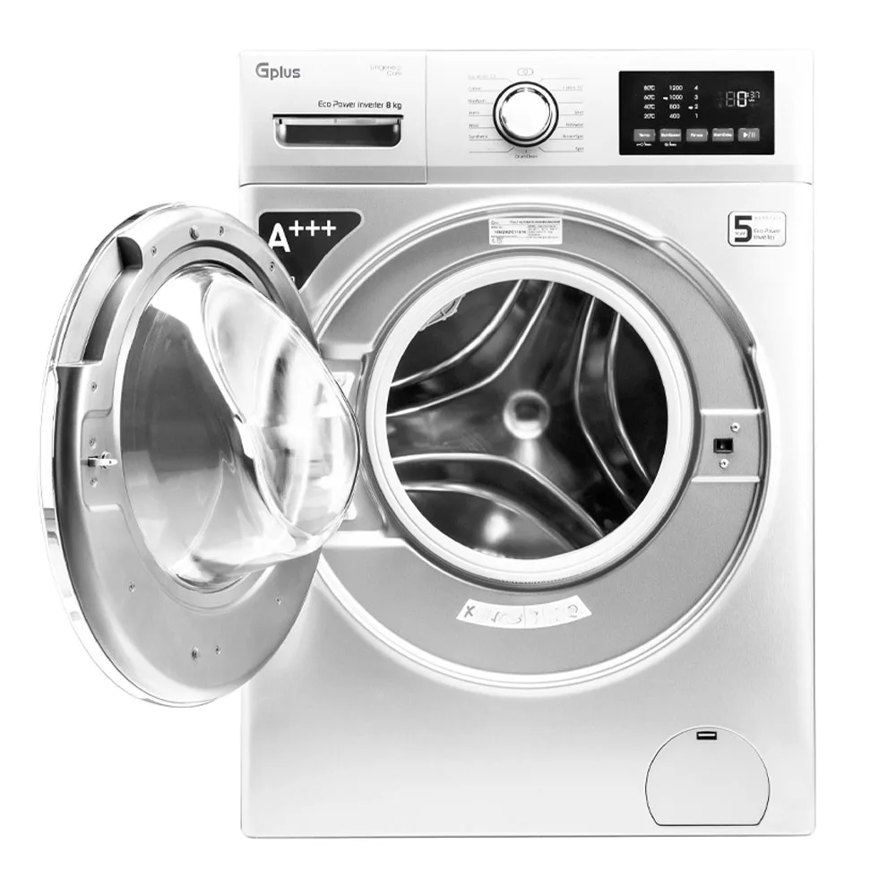 ماشین لباسشویی 8 کیلوگرم اتوماتیک جی پلاس مدل GWM-M822T