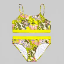 ست 2 تکه مایو دخترانه اورکیدز مدل flowers