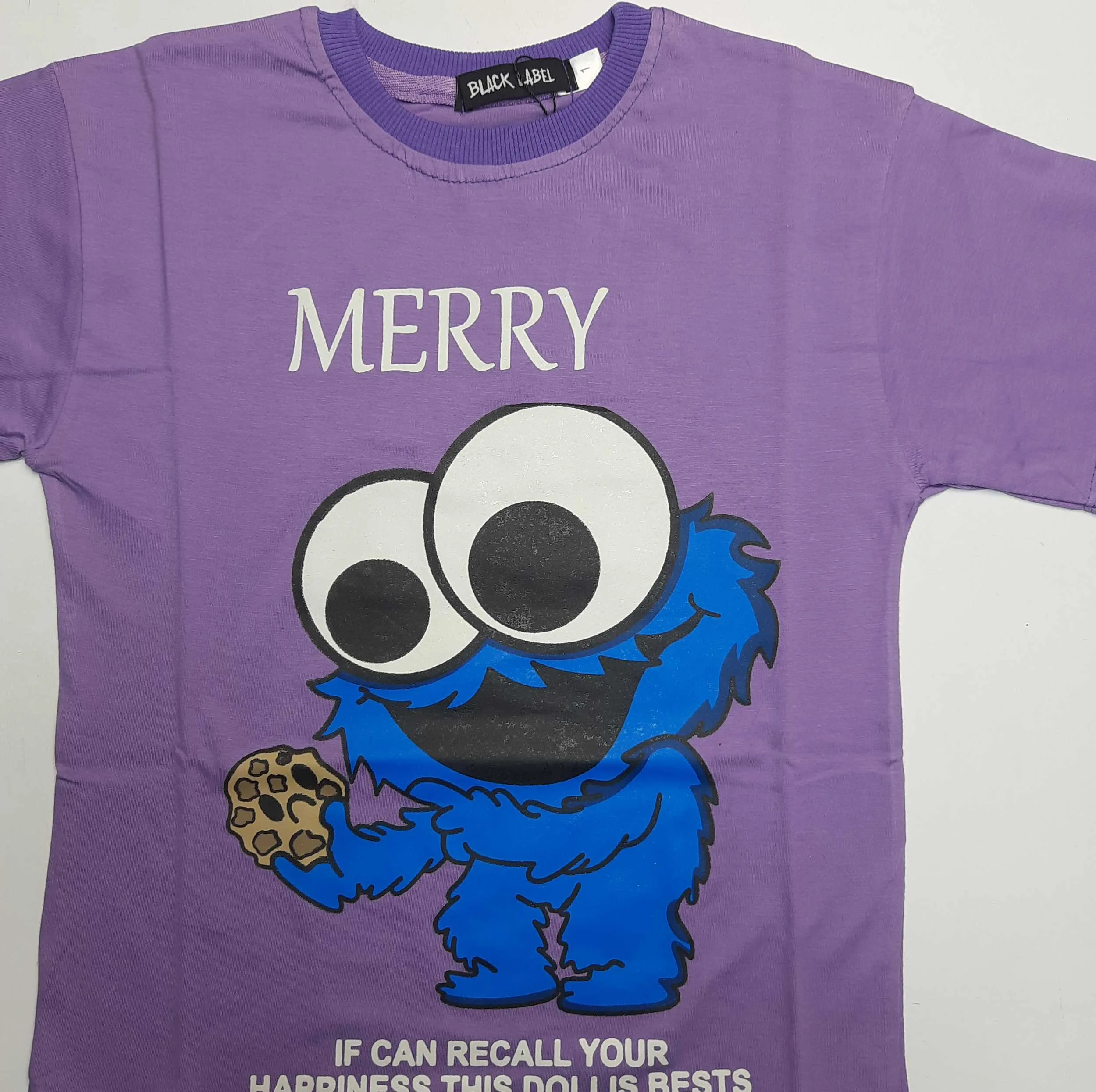 تی‌شرت لانگ آستین کوتاه بچگانه مدل Merry