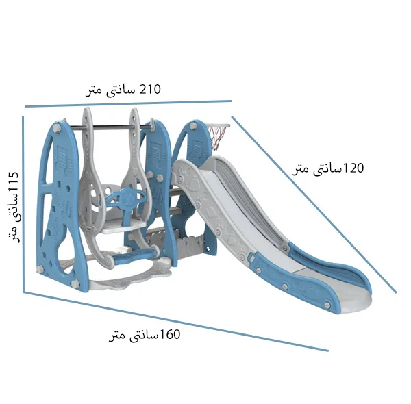 تاب و سرسره کودک مدل ملودی PS 5137
