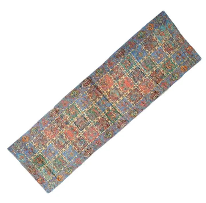رومیزی ترمه مدل ماه طرح خشتی