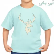 تی‌شرت آستین کوتاه بچگانه مدل گوزن کد p1