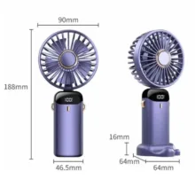 پنکه شارژی مدل XL-N15 ظرفیت 1200 میلی آمپر ساعت