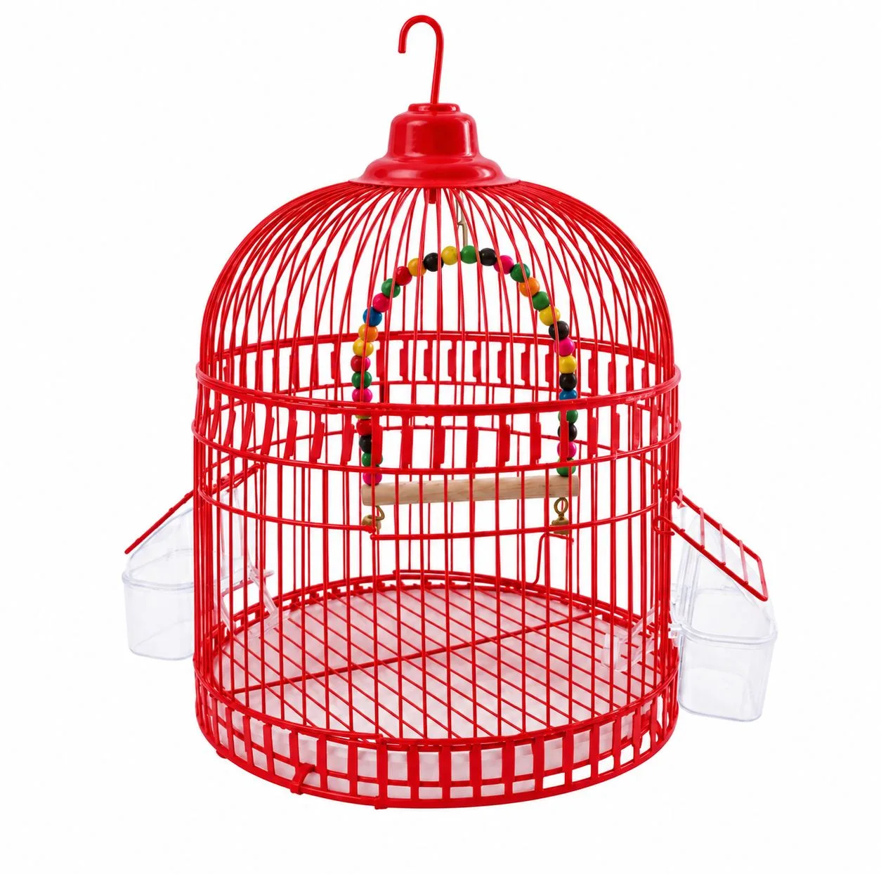قفس پرنده طرح فلزی گرد مدل کلاسیک کد A1