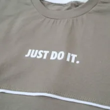 تی‌شرت آستین کوتاه بچگانه مدل just do it