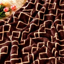 پتو مسافرتی 1 نفره مدل خطی سایز 160×220 سانتی‌متر