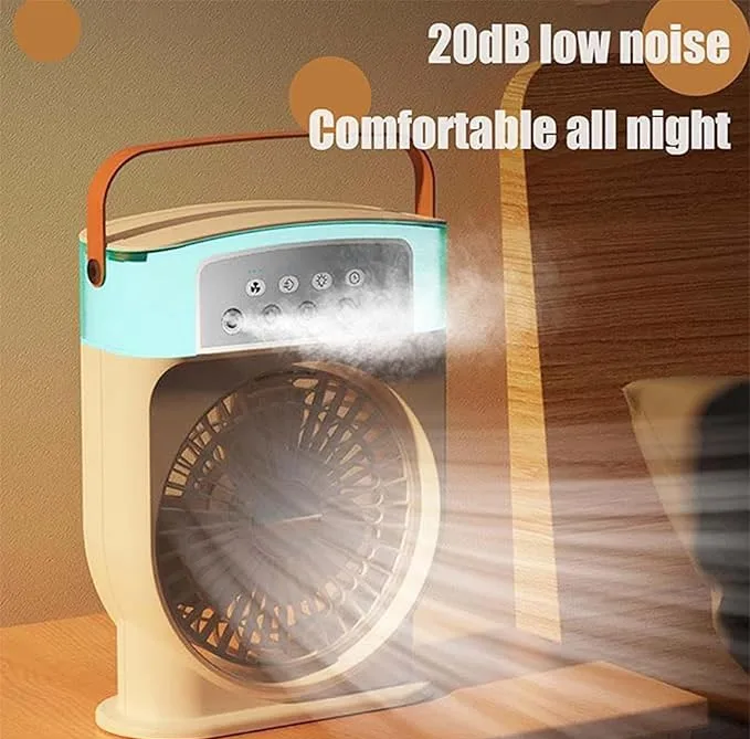 پنکه شارژی مدل Mini Portable Cooling Fan ظرفیت 1500 میلی آمپر ساعت