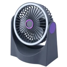 پنکه شارژی multi fan مدل رینگ لایت دار ظرفیت 1800 میلی آمپر ساعت