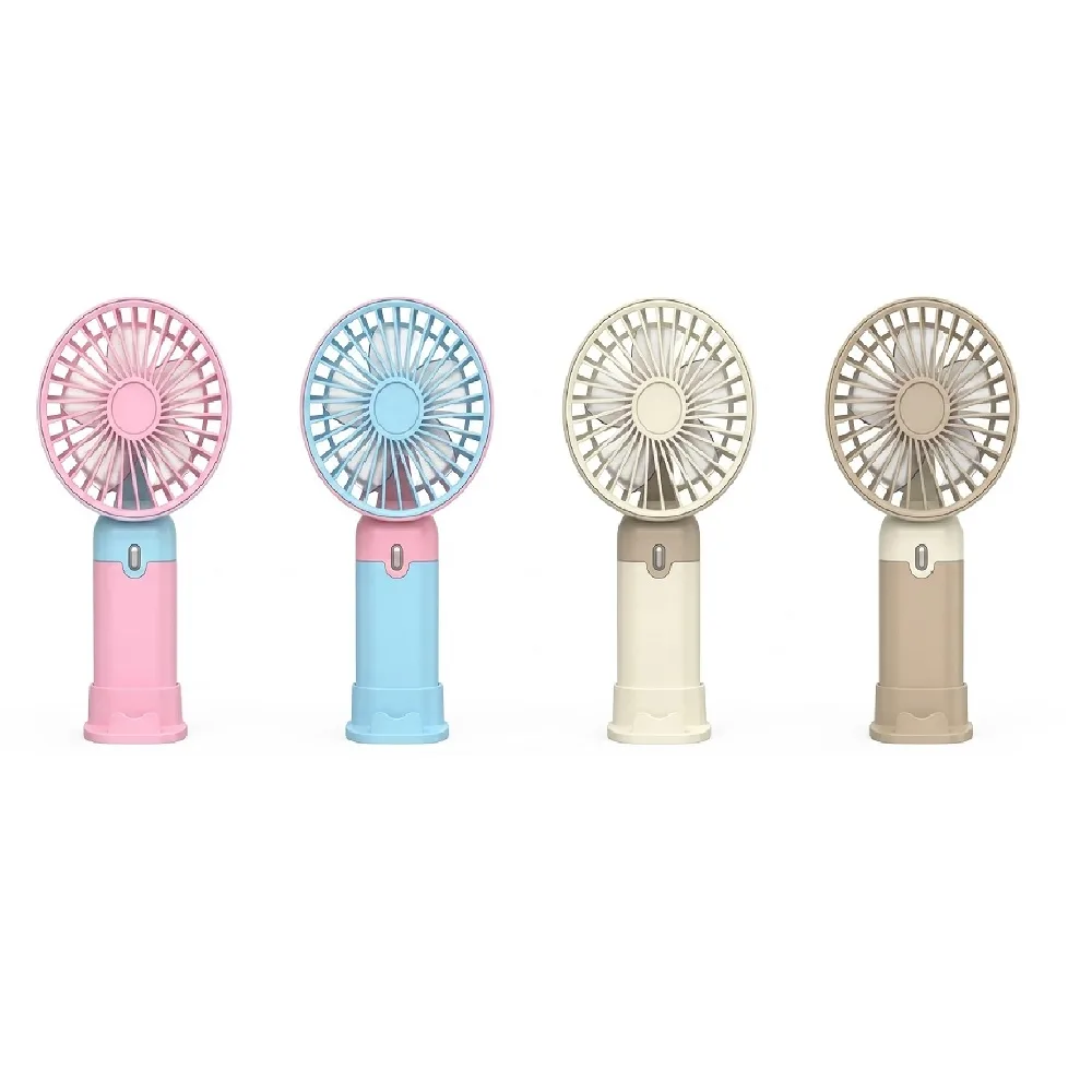 پنکه شارژی مدل Rechargeable Handheld Mini Fan ظرفیت 300 میلی آمپر ساعت