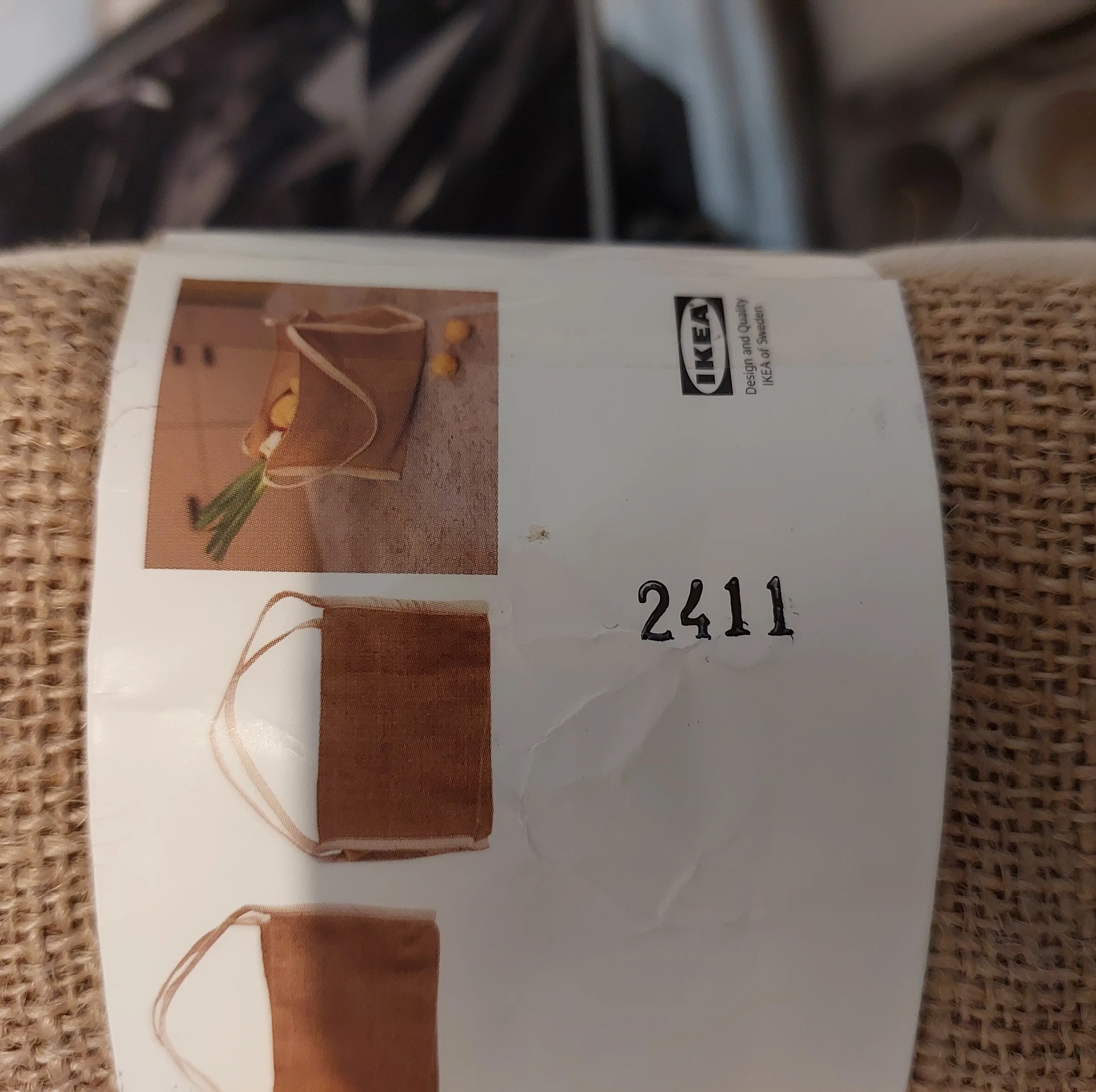 کیسه نان و سبزی ایکیا مدل GULLRISMOTT
